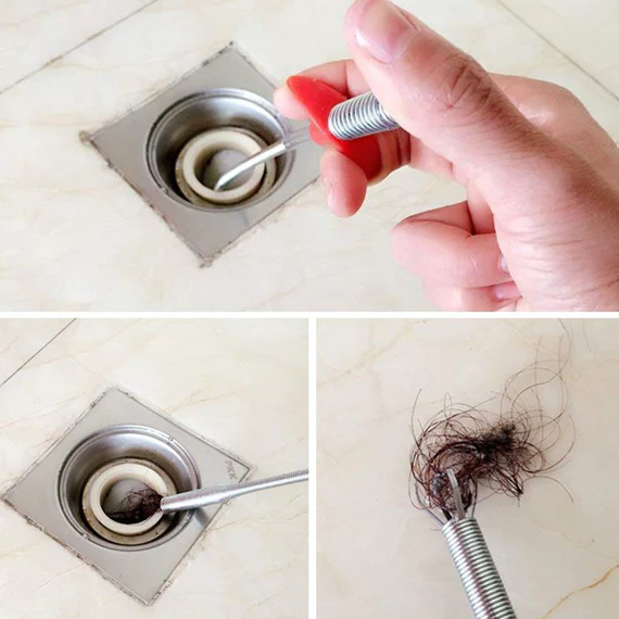 KT01 MULTIFUNCTIONAL CLEANING CLAW PILPE CLEANER DRAINAGE BLOCK REMOVER DRAIN SPRING PIPE DREDGING TOOL, DRAIN CLEANING TOOL FOR HAIR DRAIN DRAIN CLEANER STICKS DRAIN PIPE CLEARER ( 90 CM) - Image 6
