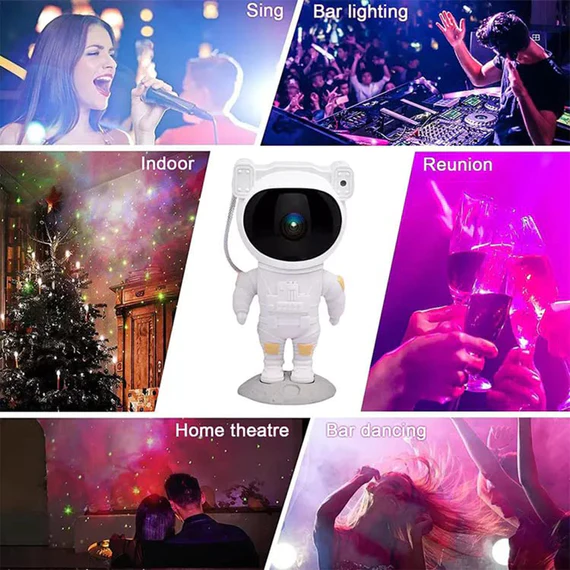 SG01 ROBOT SKY SPACE STARS LIGHT ASTRONAUT GALAXY PROJECTOR, NIGHT LAMP, BEDROOM, KIDS, PROJECTOR, REMOTE CONTROL, STAR PROJECTOR WILL TAKE CHILDREN'S TO EXPLORE THE VAST STARRY SKY FOR ADULTS, RAKSHA BANDHAN, DIWALI GIFT - Image 5