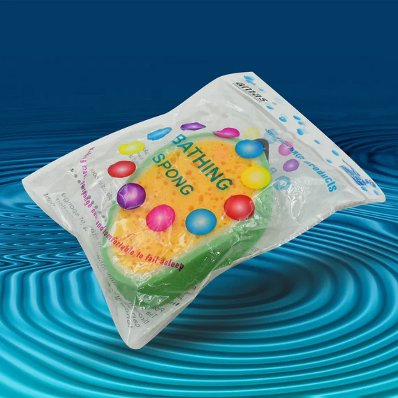 KT01 SPONGE HOUSEHOLD KITCHEN MANGO SHAPE BOWL DISH WASHING CLEANING PAD CLEANER, BATH CLEANING SPONGE DISHWASHING SPONGE MANGO (1 PC) - Image 5