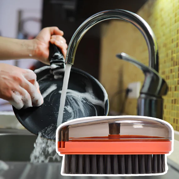 KT03 PLASTIC WET AND DRY BRUSH FOR HOME (MULTICOLOR, 3 UNITS) - Image 7