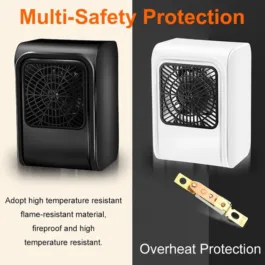 HI01 ROOM HEATER 220V BROWN BOX HEATER FOR OFFICE & BEDROOM USE HEATER