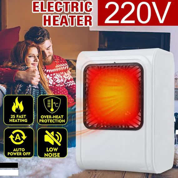 HI01 ROOM HEATER 220V BROWN BOX HEATER FOR OFFICE & BEDROOM USE HEATER - Image 3