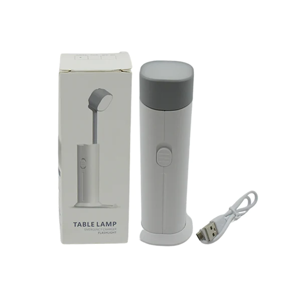 MA02 4 IN 1 CREATIVE DESK LAMP, RECHARGEABLE LED TABLE FLASHLIGHT EYE PROTECTION TABLE LAMP POWER BANK HANDHELD DESK NIGHT LAMP PORTABLE TORCH LIGHT WITH ADJUSTABLE LIGHT HEAD FOR HOME KIDS ROOM BEDROOM OFFICE - Image 3