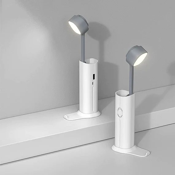 MA02 4 IN 1 CREATIVE DESK LAMP, RECHARGEABLE LED TABLE FLASHLIGHT EYE PROTECTION TABLE LAMP POWER BANK HANDHELD DESK NIGHT LAMP PORTABLE TORCH LIGHT WITH ADJUSTABLE LIGHT HEAD FOR HOME KIDS ROOM BEDROOM OFFICE - Image 6