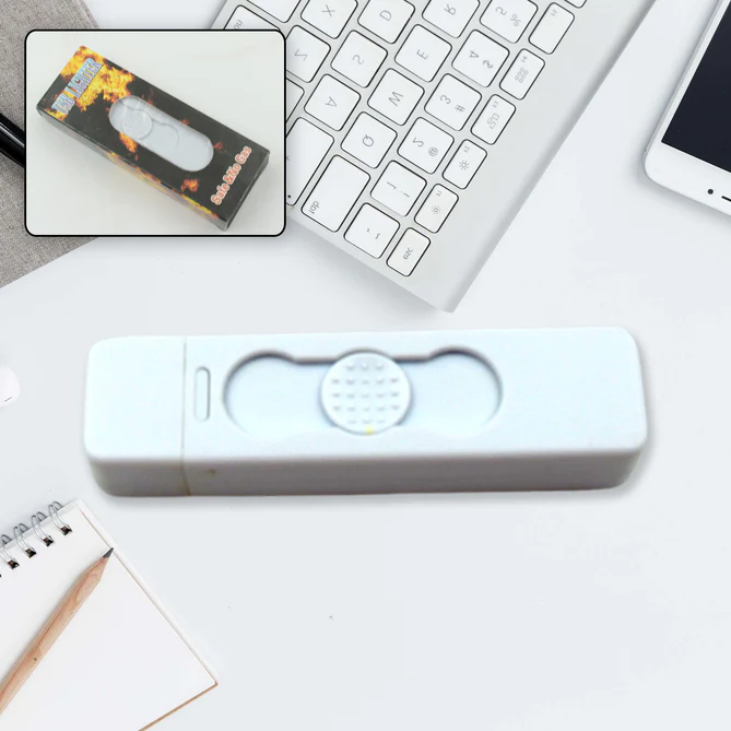 MA09 STYLISH ELECTRIC USB LIGHTER FOR MEN & WOMEN, REGULAR CIGARETTES PORTABLE USB RECHARGEABLE FLAMELESS, COIL SLIM CIGARETTE LIGHTER WITH CHARGING CABLE, WINDPROOF E LIGHTER, LIGHTER FOR SMOKING (1 PC ) - Image 2