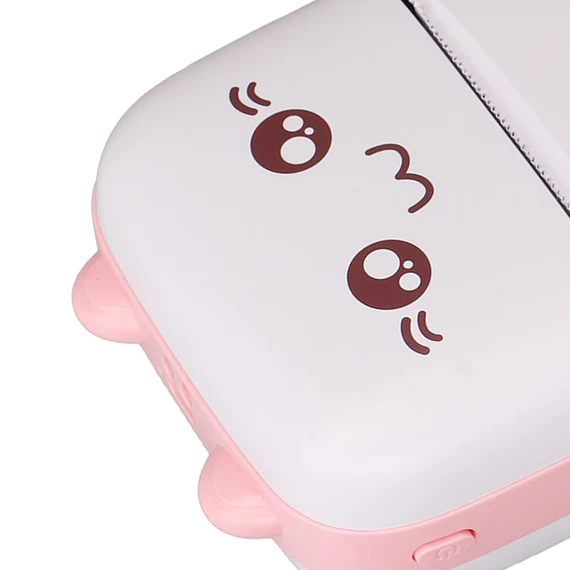 MA10 POCKET MINI PRINTER, MOBILE PHONE BLUETOOTH CONNECTION WIRELESS MINI THERMAL PRINTER WITH ANDROID OR IOS APP FOR PICTURES, PORTABLE SMART PRINTER,CONTAINS 1 ROLLS THERMAL PAPER, WITH FAST PAPER OUTPUT FOR PHOTO IMAGE - Image 3
