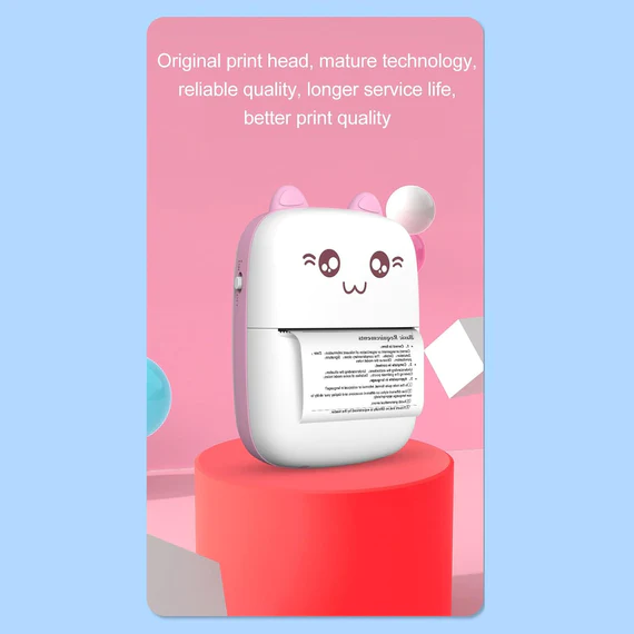 MA10 POCKET MINI PRINTER, MOBILE PHONE BLUETOOTH CONNECTION WIRELESS MINI THERMAL PRINTER WITH ANDROID OR IOS APP FOR PICTURES, PORTABLE SMART PRINTER,CONTAINS 1 ROLLS THERMAL PAPER, WITH FAST PAPER OUTPUT FOR PHOTO IMAGE - Image 6