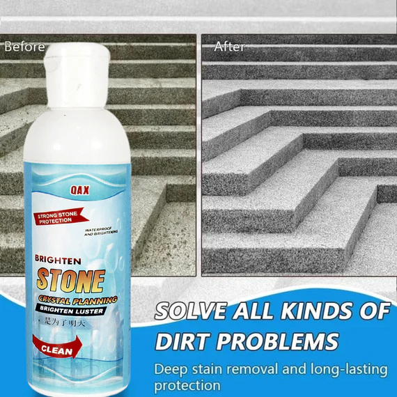 126  STONE STAIN REMOVER CLEANER, STONE CRYSTAL PLATING AGENT, MARBLE STONE CLEANER POLISHES, CRYSTAL PLATING FOR KITCHEN, PATIO, BACKYARD MARBLE CLEANER AND POLISH (75 ML APPROX / 1 PC) - Image 7