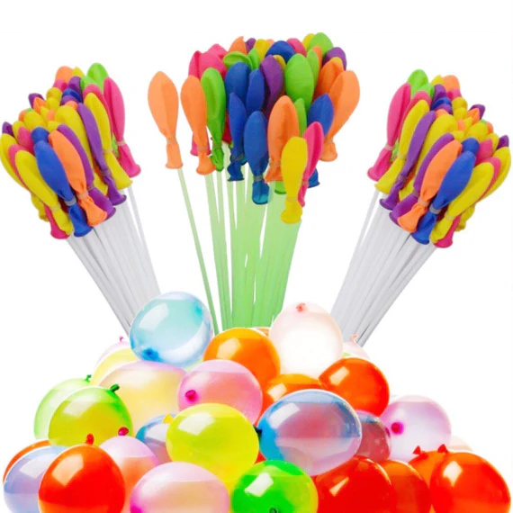166 HOLI MAGIC WATER BALLOONS FOR KIDS - 111 PCS (MULTICOLOR) - Image 3