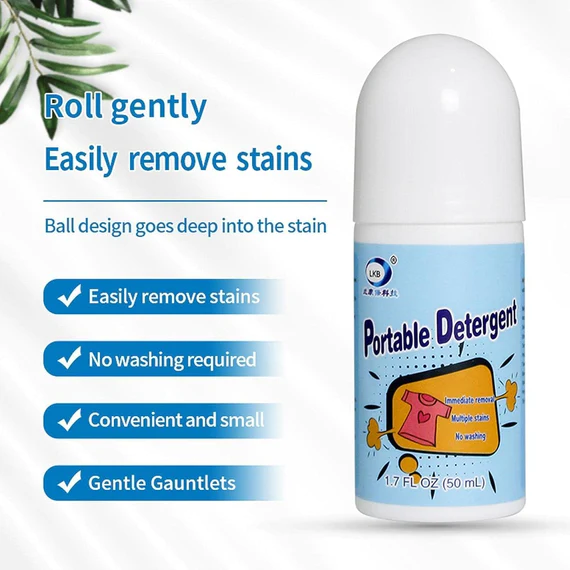 129 CLOTHES STAIN REMOVER BEAD DESIGN EMERGENCY STAIN RESCUE ROLLER-BALL CLEANER FOR NATURAL FABRIC REMOVES OIL ALMOST ALL TYPES OF FABRICS - Image 6