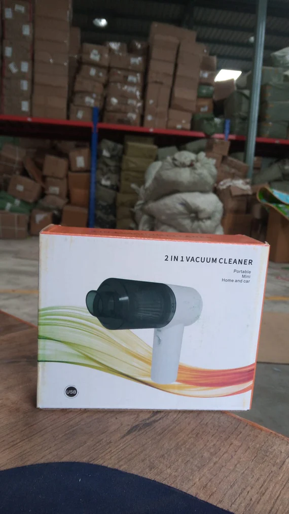 159 VACUUM CLEANER DUST COLLECTION 2 IN 1 CAR VACUUM CLEANER 120W HIGH-POWER HANDHELD WIRELESS VACUUM CLEANER HOME CAR DUAL-USE PORTABLE USB RECHARGEABLE - Image 7