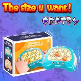 200 Handheld Puch Work Pop it Fidget Travel Pro Game, Electronic Sensory Popper Light Up for Kids 8-12, Birthday Xmax Gift for 3 4 5 6 7 8+ Year Old Teen Boy Girls