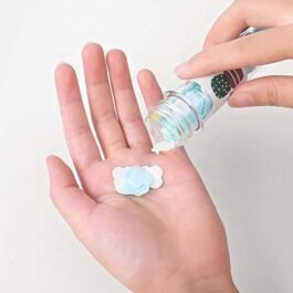Portable Hand Washing Bath Flower Shape Paper Soap Strips In Test Tube Bottle