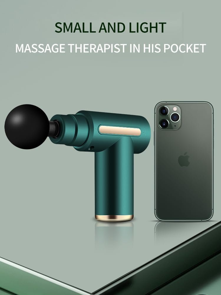 Massage Gun For Full Body Relaxation|Deep Tissue Percussion Massager Machine For Muscle Relaxation|Battery Powered And Handheld For Neck, Shoulder, Back. - Image 7