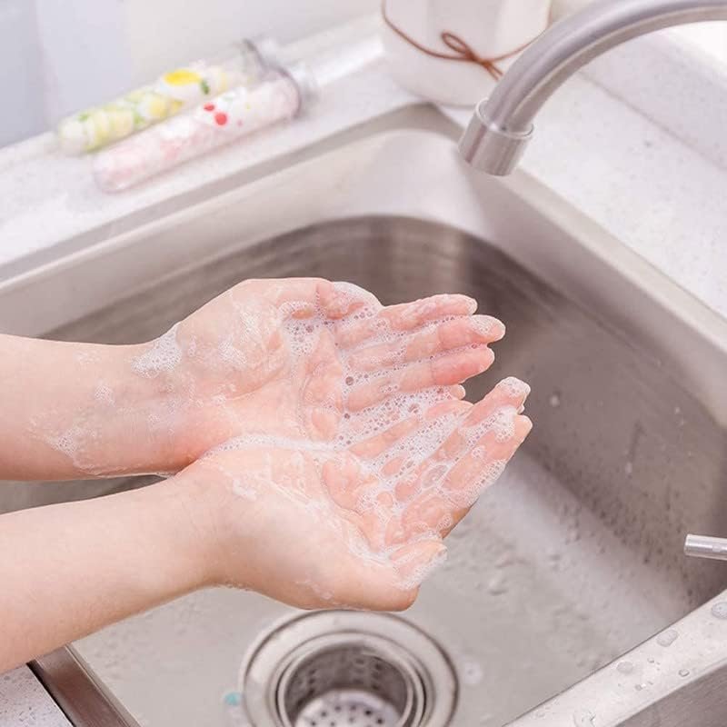 Portable Hand Washing Bath Flower Shape Paper Soap Strips In Test Tube Bottle - Image 4