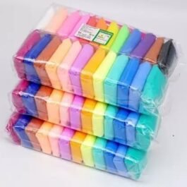 Air Dry Clay, Colorful Children Soft Clay, Creative Art Crafts, Gifts for Kids-Multi Color. Non-Toxic Modeling Magic Fluffy Foam Bouncing…(Pack of 12)