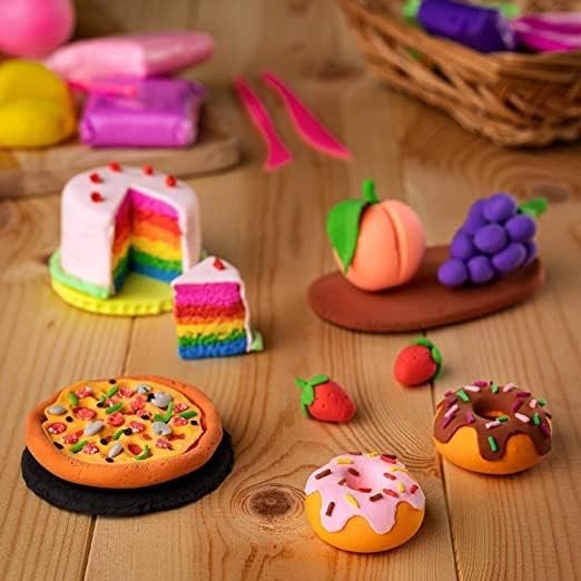 Air Dry Clay, Colorful Children Soft Clay, Creative Art Crafts, Gifts for Kids-Multi Color. Non-Toxic Modeling Magic Fluffy Foam Bouncing...(Pack of 12) - Image 3