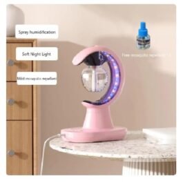 Smart Mosquito Repellent Humidifier, Bug Zapper with UV Light, Rechargeable, 20 Square Meters, Protect for Home and Office